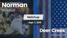 Matchup: Norman  vs. Deer Creek  2018