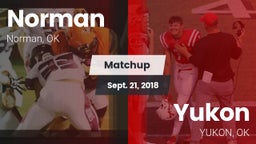 Matchup: Norman  vs. Yukon  2018