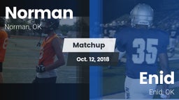 Matchup: Norman  vs. Enid  2018