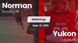 Matchup: Norman  vs. Yukon  2019