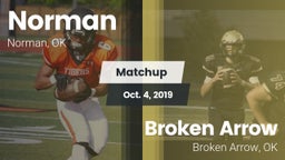 Matchup: Norman  vs. Broken Arrow  2019