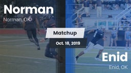 Matchup: Norman  vs. Enid  2019
