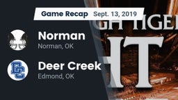 Recap: Norman  vs. Deer Creek  2019