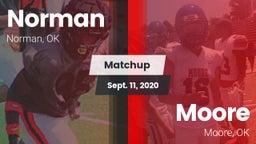 Matchup: Norman  vs. Moore  2020
