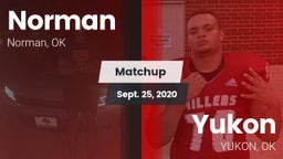 Matchup: Norman  vs. Yukon  2020