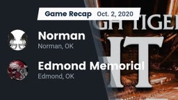 Recap: Norman  vs. Edmond Memorial  2020