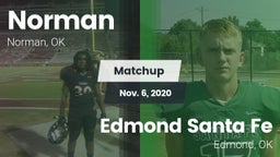 Matchup: Norman  vs. Edmond Santa Fe 2020