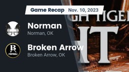 Recap: Norman  vs. Broken Arrow  2023