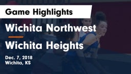 Wichita Northwest  vs Wichita Heights  Game Highlights - Dec. 7, 2018