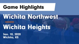 Wichita Northwest  vs Wichita Heights  Game Highlights - Jan. 10, 2020