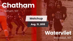 Matchup: Chatham  vs. Watervliet  2018