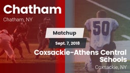 Matchup: Chatham  vs. Coxsackie-Athens Central Schools 2018