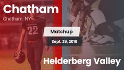 Matchup: Chatham  vs. Helderberg Valley 2018