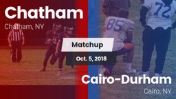 Matchup: Chatham  vs. Cairo-Durham  2018