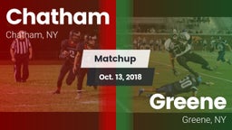 Matchup: Chatham  vs. Greene  2018