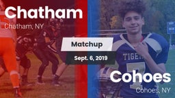 Matchup: Chatham  vs. Cohoes  2019