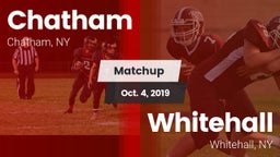 Matchup: Chatham  vs. Whitehall  2019