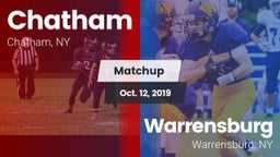 Matchup: Chatham  vs. Warrensburg  2019