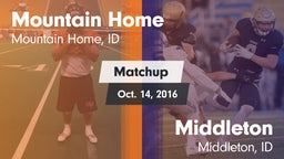 Matchup: Mountain Home High vs. Middleton  2016