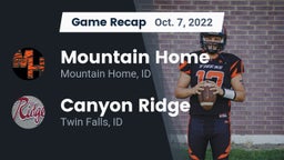 Recap: Mountain Home  vs. Canyon Ridge  2022