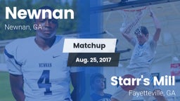Matchup: Newnan  vs. Starr's Mill  2017