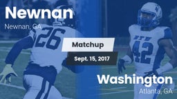 Matchup: Newnan  vs. Washington  2017