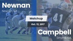 Matchup: Newnan  vs. Campbell  2017