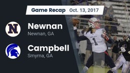 Recap: Newnan  vs. Campbell  2017