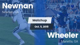 Matchup: Newnan  vs. Wheeler  2018
