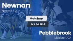 Matchup: Newnan  vs. Pebblebrook  2018