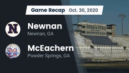 Recap: Newnan  vs. McEachern  2020