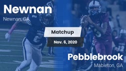 Matchup: Newnan  vs. Pebblebrook  2020