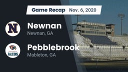 Recap: Newnan  vs. Pebblebrook  2020