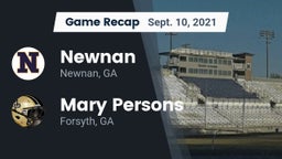 Recap: Newnan  vs. Mary Persons  2021