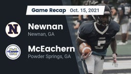 Recap: Newnan  vs. McEachern  2021