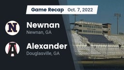 Recap: Newnan  vs. Alexander  2022