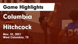 Columbia  vs Hitchcock  Game Highlights - Nov. 22, 2021