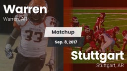 Matchup: Warren  vs. Stuttgart  2017