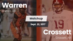 Matchup: Warren  vs. Crossett  2017