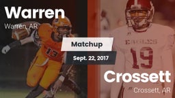 Matchup: Warren  vs. Crossett  2017