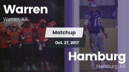 Matchup: Warren  vs. Hamburg  2017