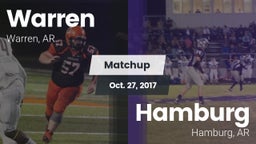 Matchup: Warren  vs. Hamburg  2017
