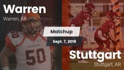 Matchup: Warren  vs. Stuttgart  2018