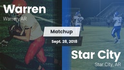 Matchup: Warren  vs. Star City  2018