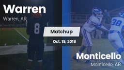 Matchup: Warren  vs. Monticello  2018