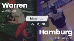 Matchup: Warren  vs. Hamburg  2018