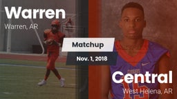 Matchup: Warren  vs. Central  2018