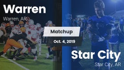 Matchup: Warren  vs. Star City  2019
