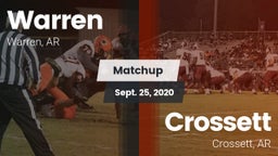 Matchup: Warren  vs. Crossett  2020