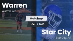 Matchup: Warren  vs. Star City  2020